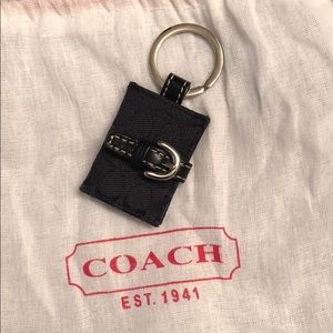 Coach photo keychain